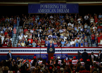 Trump’s biggest political event so far isn’t in a battleground state