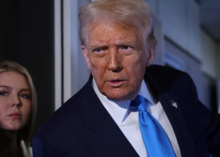 ‘Becocked?’ Trump stumbles into arcane English with bizarre interview glitch