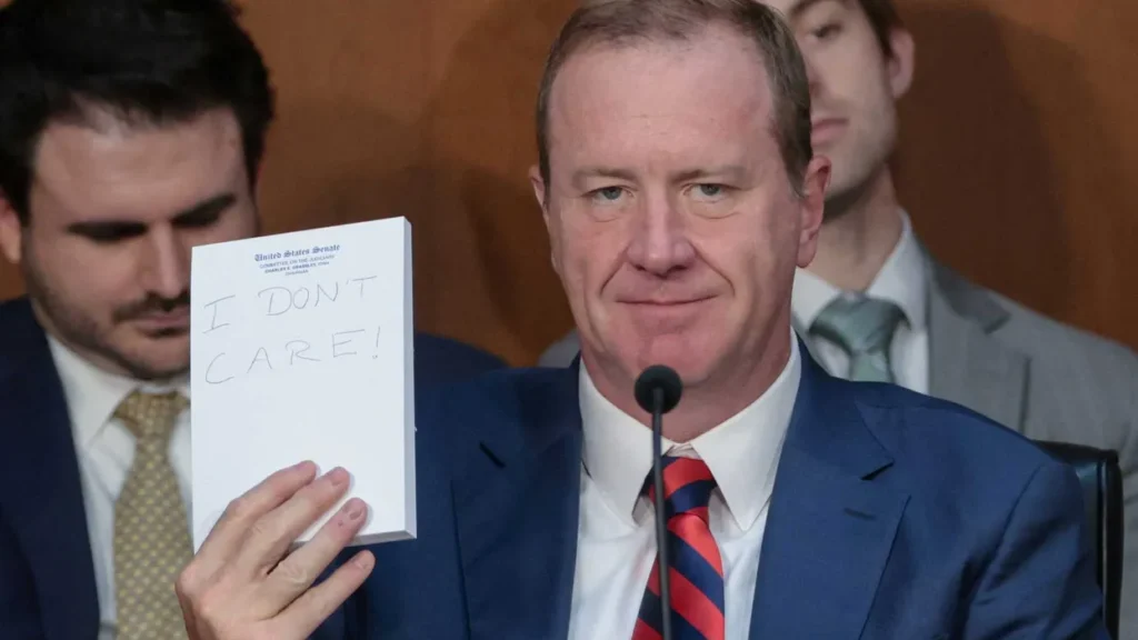 ‘Interesting choice’: MAGA senator thrashed for ignoring Todd Blanche’s ‘damning details’