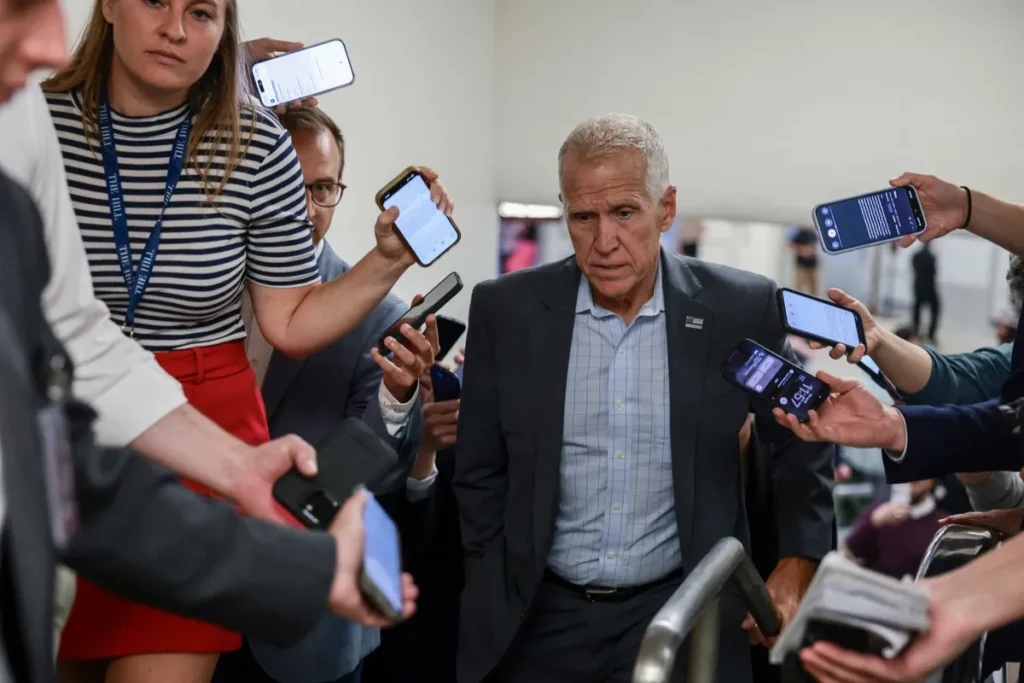 Thom Tillis publicly criticizes Trump and his ‘incompetent personal advisor’