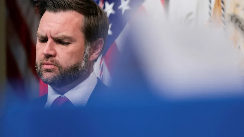 ‘This has to be AI’: JD Vance baffles after inadvertently throwing Trump under the bus