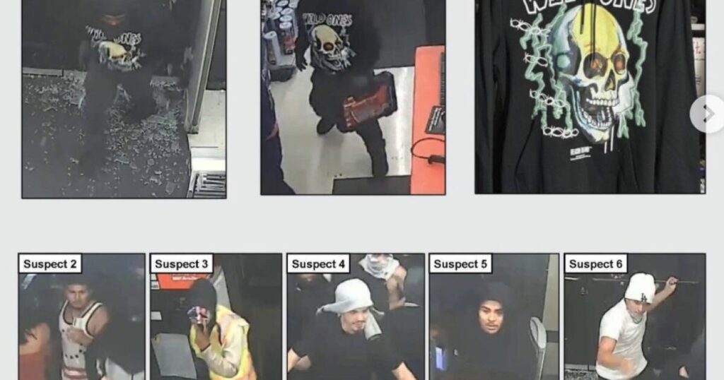 Sheriff posts photos of 27 suspected of ransacking AutoZone during East L.A. street takeovers