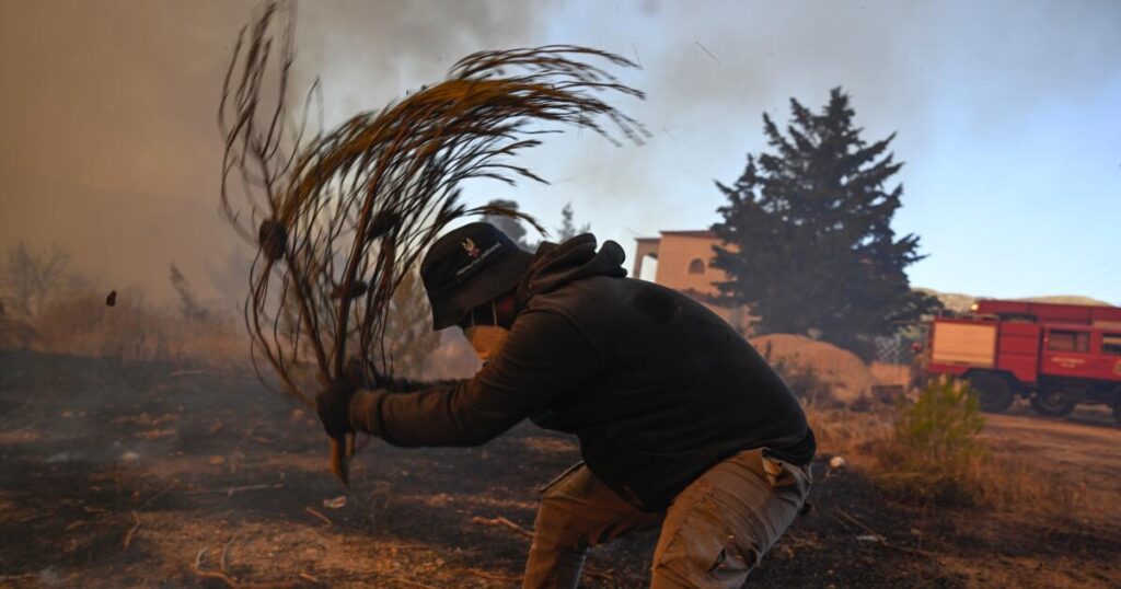 Europe’s hot and dry summer takes its toll with fires in France and Greece, and drought in U.K.