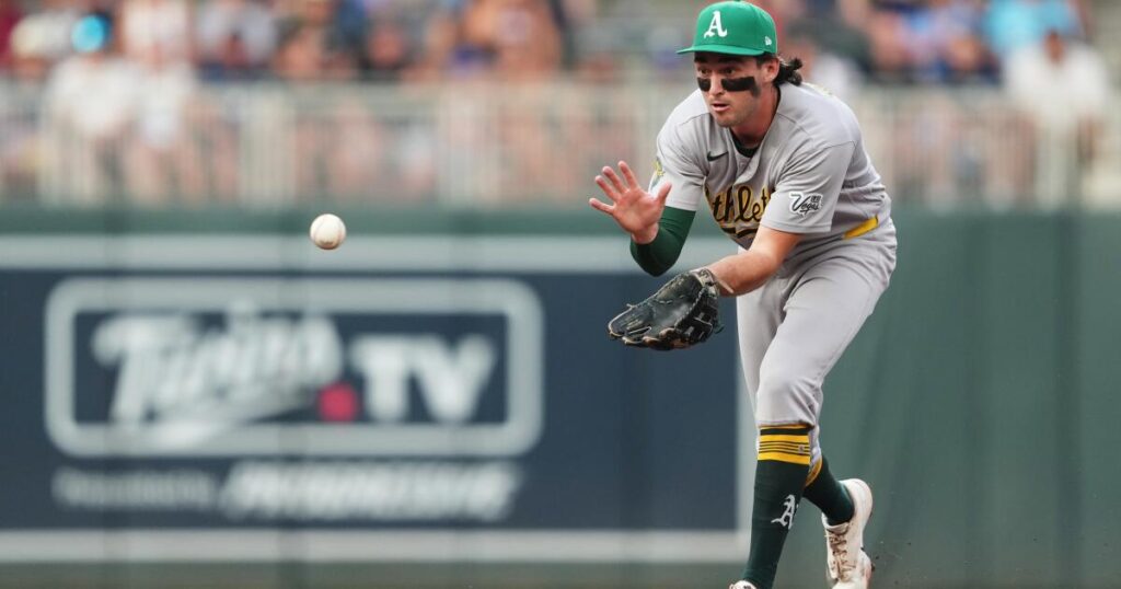 Dodging failure: A’s shortstop Jacob Wilson shatters MLB record for errorless games — and rarely strikes out
