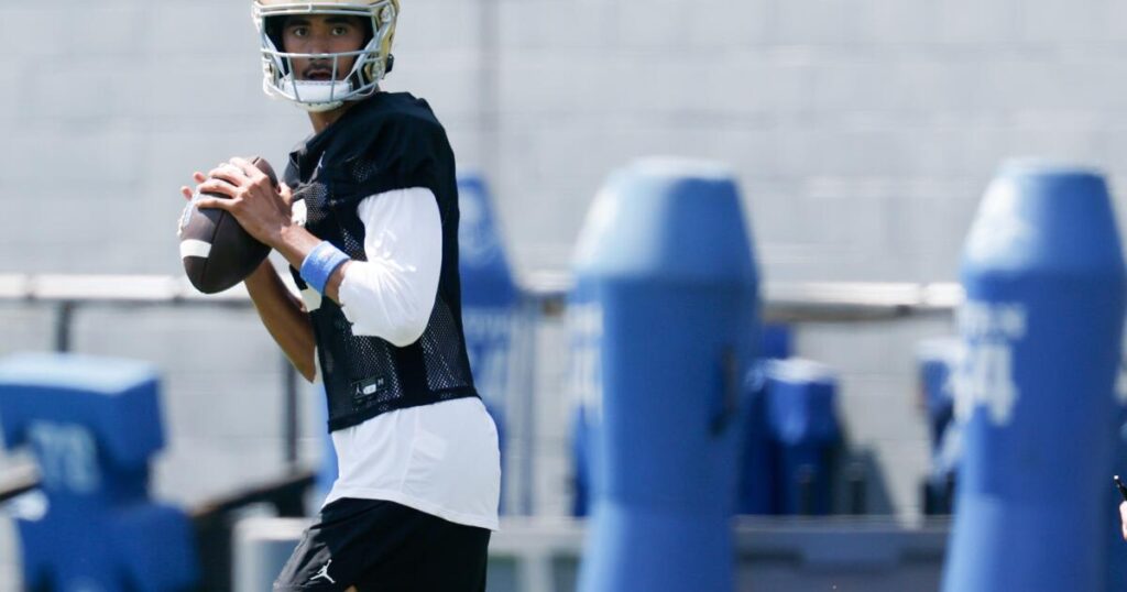 UCLA quarterback Nico Iamaleava learns, and builds, on his experiences
