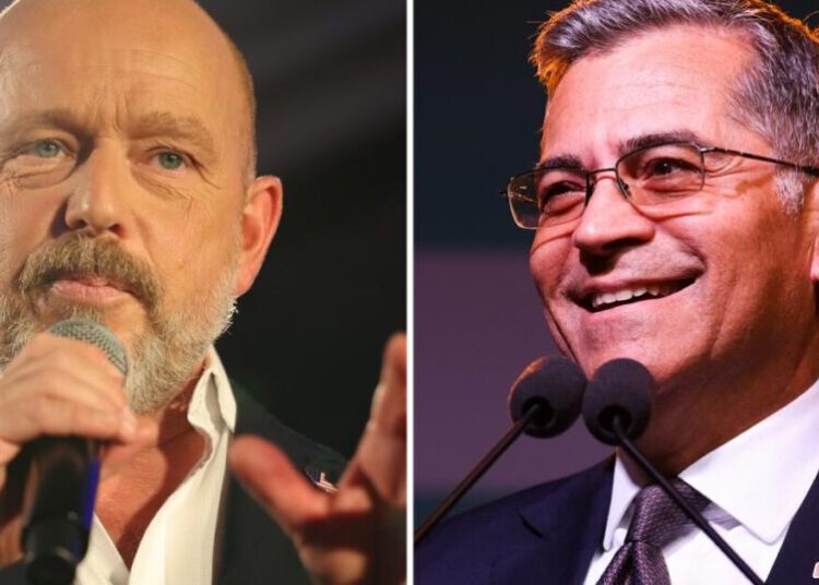 Becerra, Hilton offer promises on AI, gas prices, healthcare — and starkly contrasting views