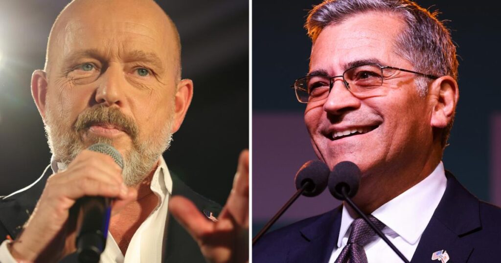 Becerra, Hilton offer promises on AI, gas prices, healthcare — and starkly contrasting views