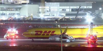 Flames erupt from plane landing at LAX: ‘It feels like the brakes locked up’
