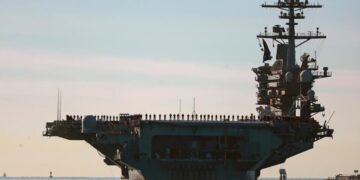 New aircraft carrier heads toward Mideast after reports of issues on long-deployed USS Lincoln