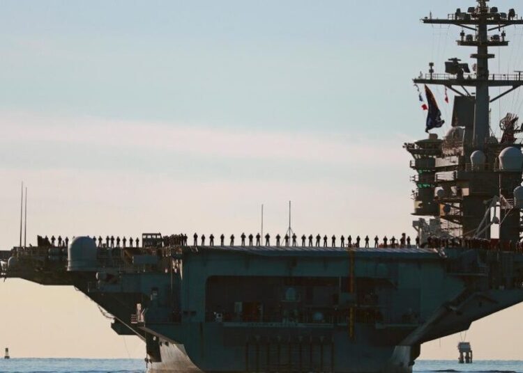 New aircraft carrier heads toward Mideast after reports of issues on long-deployed USS Lincoln