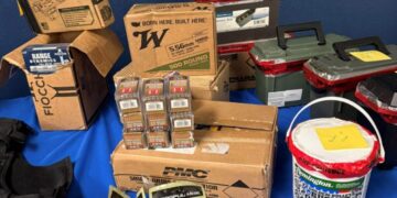 Act of road rage leads investigators to massive weapons cache, authorities say