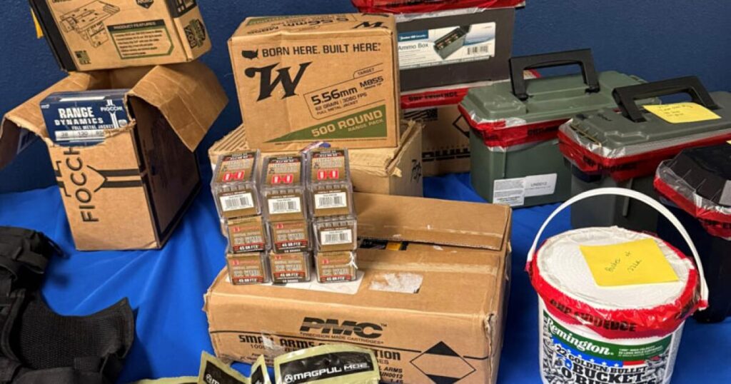 Act of road rage leads investigators to massive weapons cache, authorities say