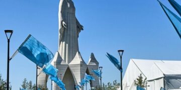 Europe’s tallest statue of the Virgin Mary is inaugurated in a small Polish village
