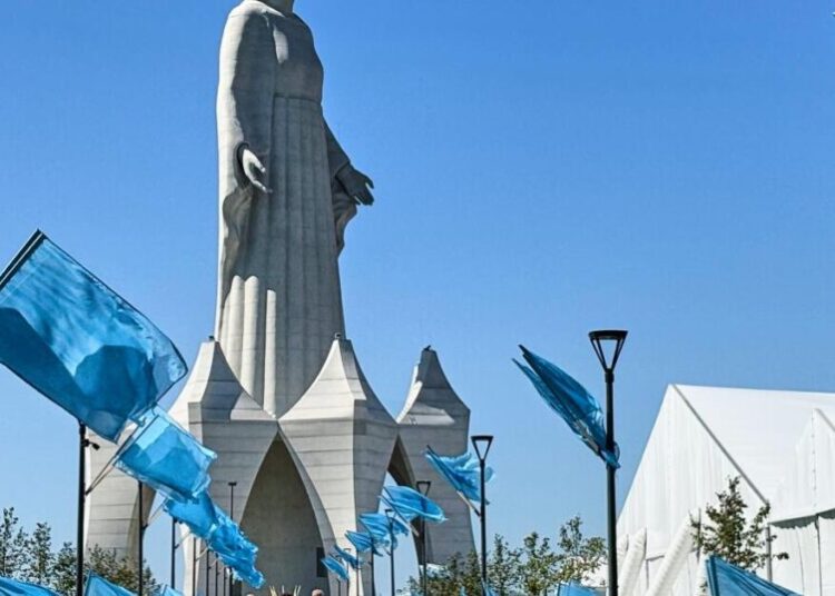 Europe’s tallest statue of the Virgin Mary is inaugurated in a small Polish village