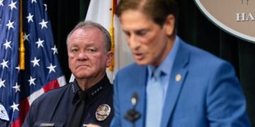 D.A. faces backlash after charging LAPD officer who recorded colleagues’ racist remarks
