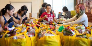 Chinatown elders need groceries. These teens go door-to-door delivering them