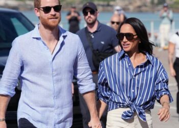 Prince Harry and wife Meghan arrive in the U.K. as they make a fresh start in Britain