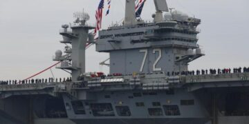 Trump says USS Abraham Lincoln deployment ‘not nearly long enough’ amid outcry from families