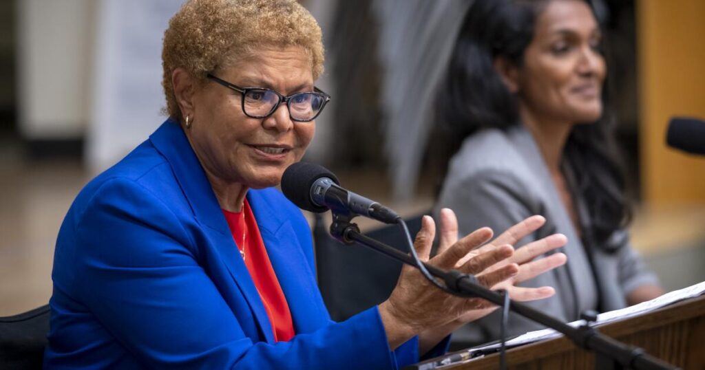 L.A. Mayor Karen Bass lost last night’s debate against Nithya Raman. Badly
