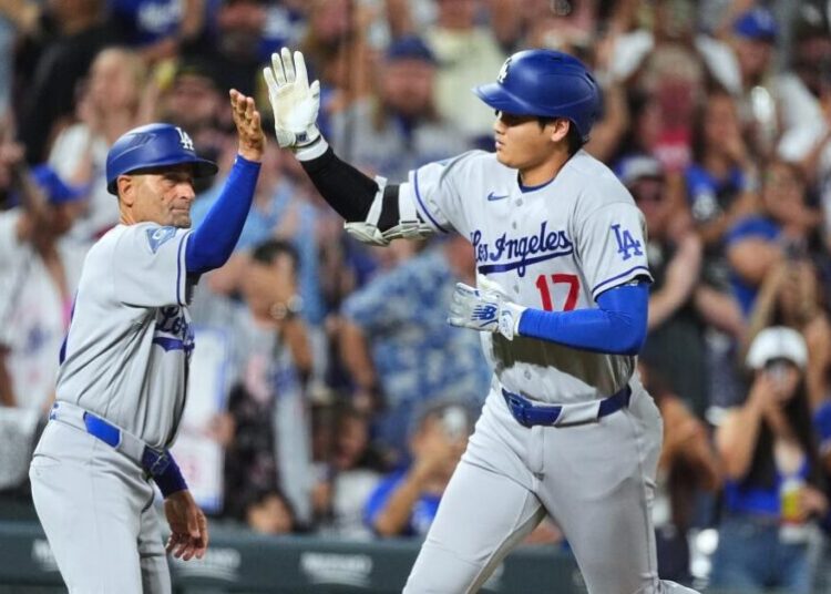 Shohei Ohtani homers twice to help power Dodgers to victory over Rockies