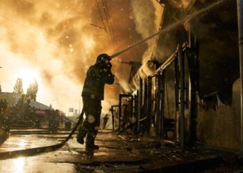 Ukraine launches one of its largest aerial attacks of the war, killing at least 6 people in Russia