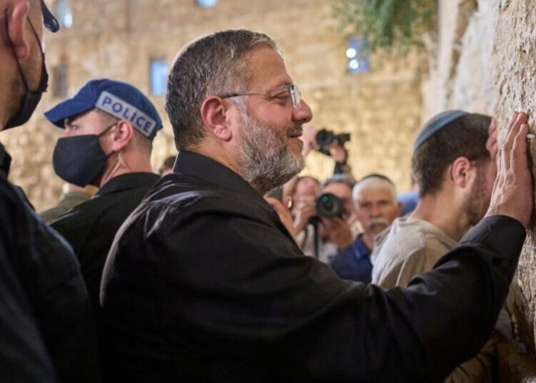 Israel’s Ben-Gvir publicly advocates killing ’30 to 40′ people in Gaza nightly