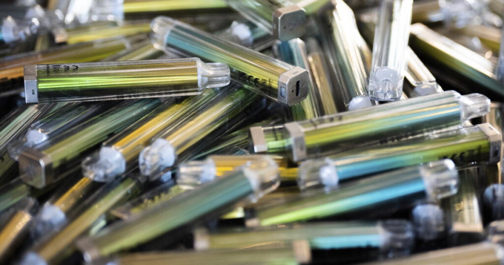 From beaches to battery fires, California moves to outlaw disposable vapes