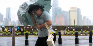 Shanghai cancels at least 1,300 flights as Typhoon Dolphin hits China’s eastern coast