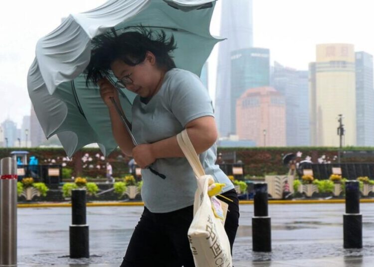 Shanghai cancels at least 1,300 flights as Typhoon Dolphin hits China’s eastern coast