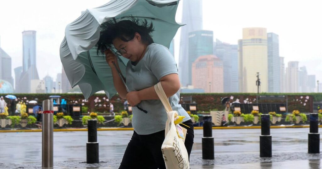 Shanghai cancels at least 1,300 flights as Typhoon Dolphin hits China’s eastern coast