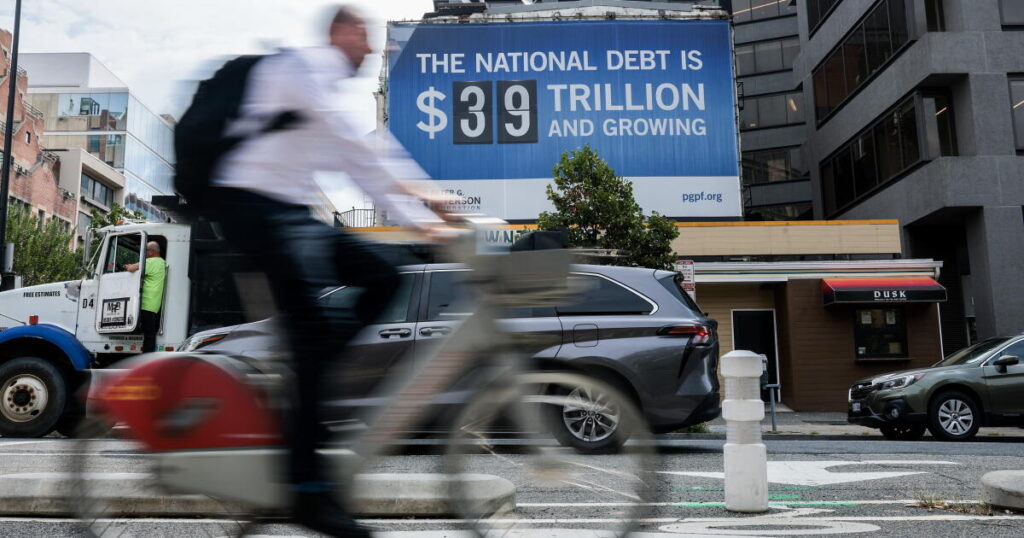 Republicans and Democrats are playing the blame game as the national debt explodes