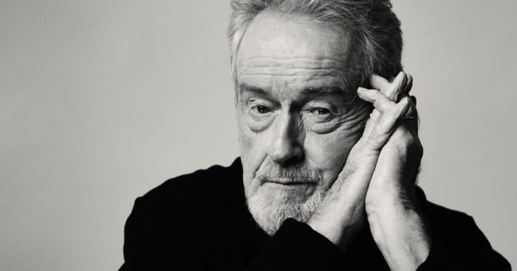 Ridley Scott’s new movie is about the end of the world, but he’s far from done