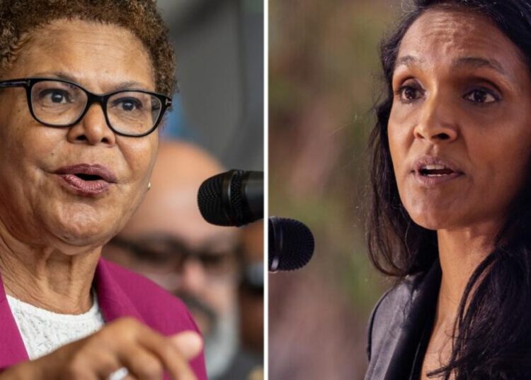 Mayor Bass outpaces challenger Raman in fundraising, new campaign finance reports show