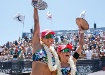 Taryn Brasher and Kristen Cruz clinch three-peat at Manhattan Beach Open