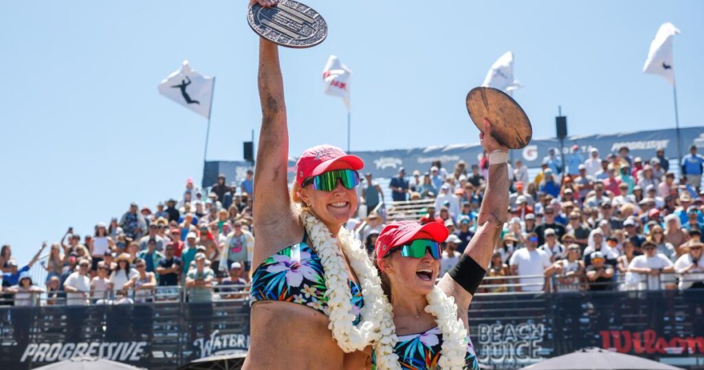 Taryn Brasher and Kristen Cruz clinch three-peat at Manhattan Beach Open