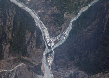 Devastation from deadly Nepal flash floods revealed in satellite photos