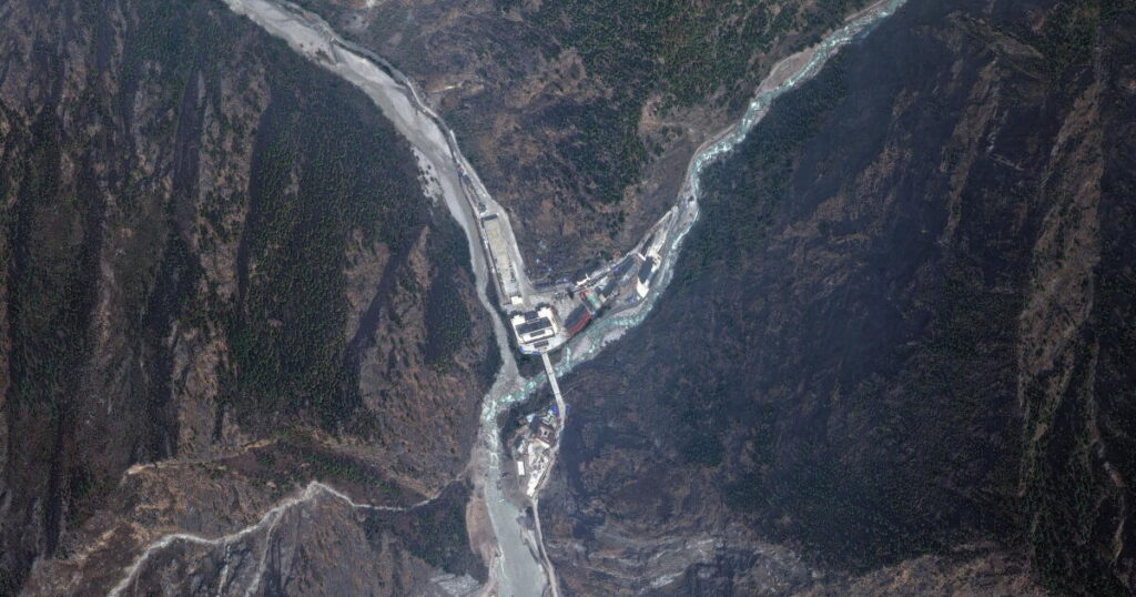 Devastation from deadly Nepal flash floods revealed in satellite photos
