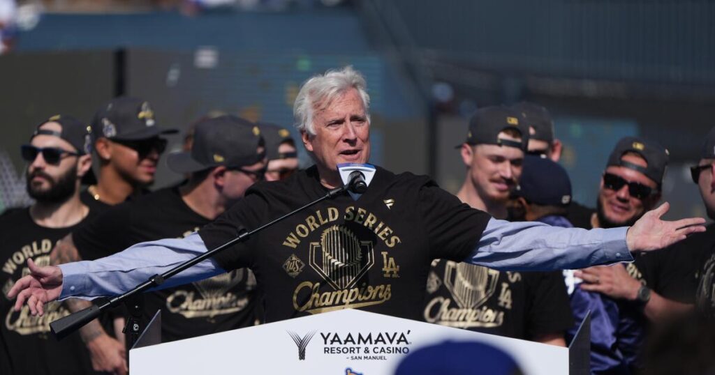 Beneath the Dodgers’ latest sweep, the scary rumblings of a team sale persist