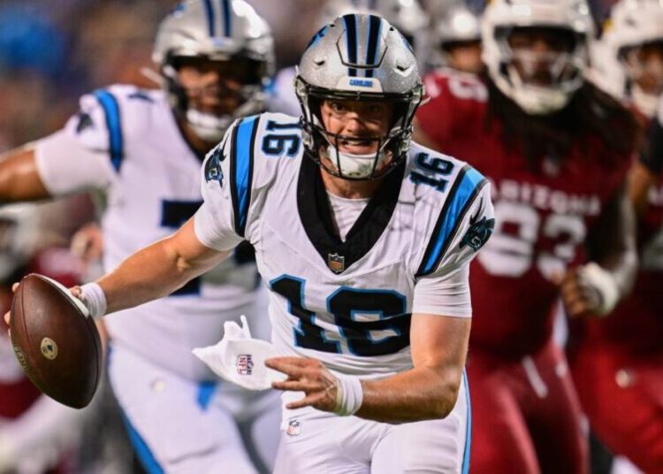 Undrafted Panthers rookie quarterback Haynes King was star of Hall of Fame game. Can he make the team?