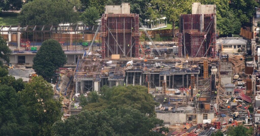 Trump asks Supreme Court to let White House resume ballroom construction during appeal