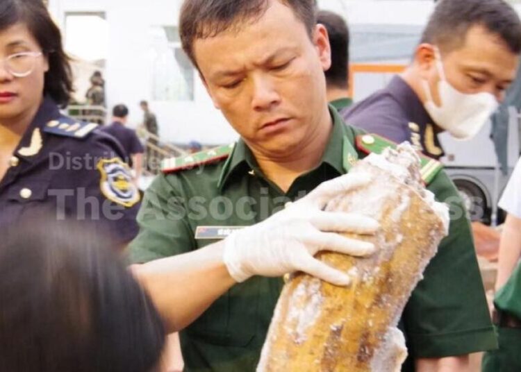 Authorities in Vietnam discover more than a ton of concealed ivory illegally shipped from Africa