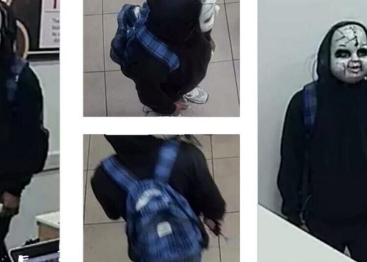 Man in creepy doll mask who has terrified Philadelphians may be headed to L.A., police say