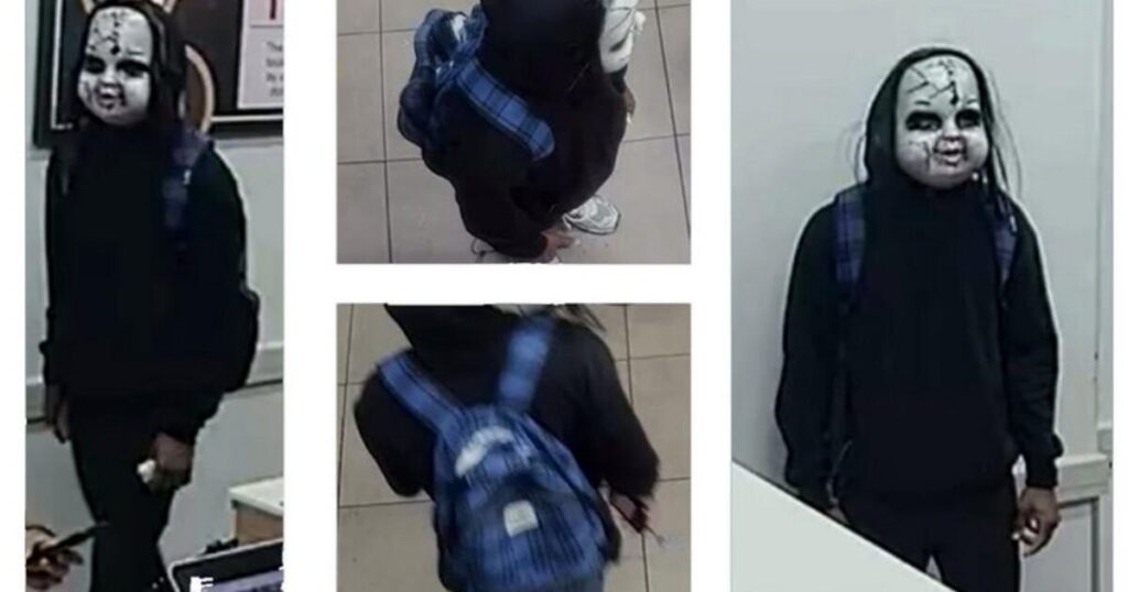 Man in creepy doll mask who has terrified Philadelphians may be headed to L.A., police say