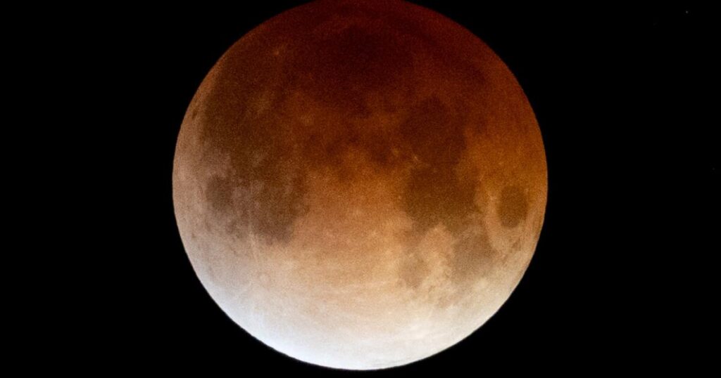 Near-total lunar eclipse expected Thursday night with the Americas in prime position