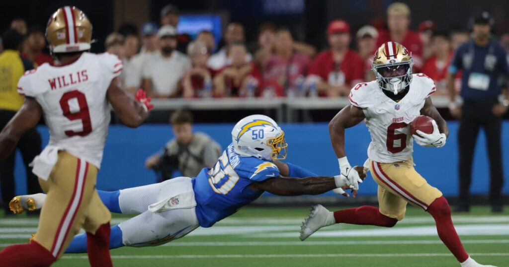 Chargers vs. 49ers takeaways: Jake Slaughter takes the spotlight; defense struggles