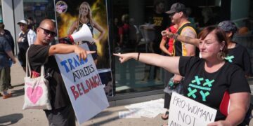 A culture war over trans athletes invades the WNBA, and ratings soar