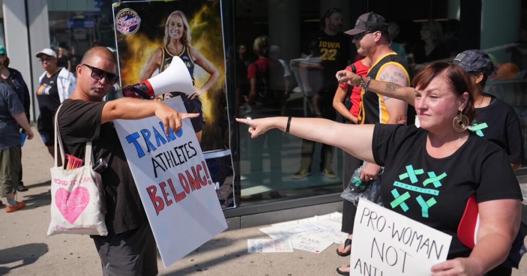 A culture war over trans athletes invades the WNBA, and ratings soar