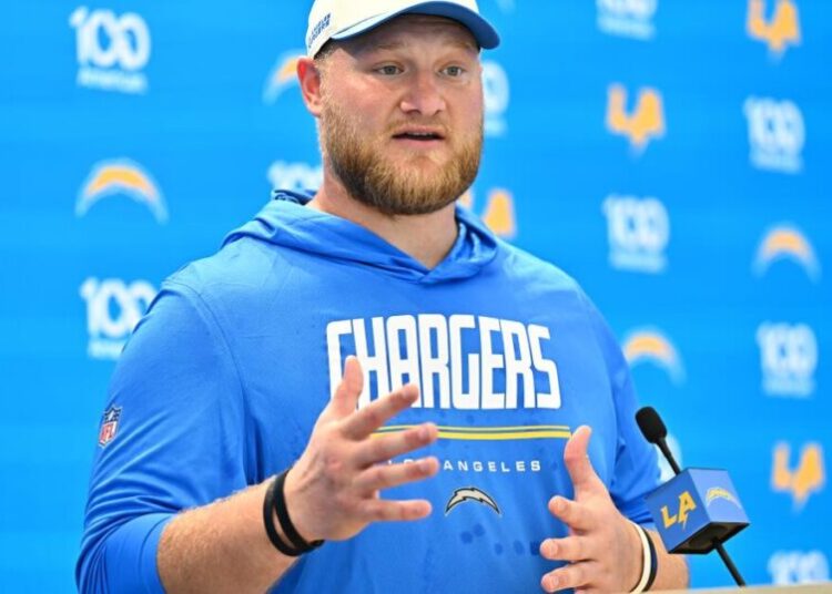 Center Tyler Biadasz among three Chargers injured in practice on Tuesday