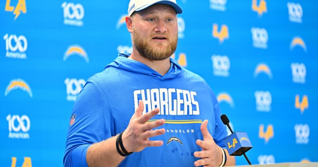 Center Tyler Biadasz among three Chargers injured in practice on Tuesday