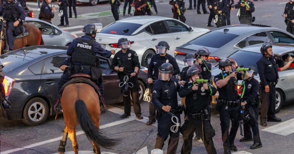 435 arrests, $12 million in OT, few lessons learned: LAPD issues report on ICE protests